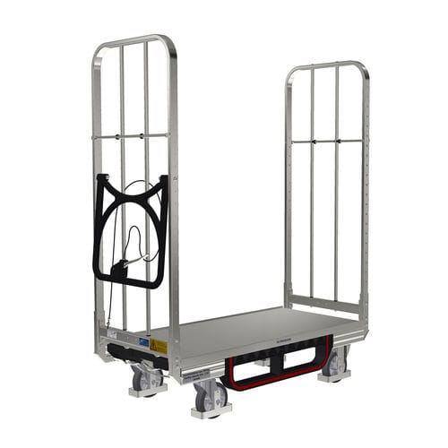 Carretilla de transporte - KLT 600 E1 OKD - LKE GmbH - Excellence in Material Handling - de manipulación / para preparación de pedidos / de acero galvanizado