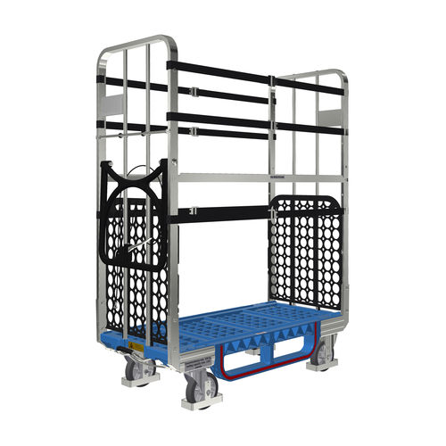 Carretilla de distribución de correo - ECOFLEX 600 E2 OKD ESD - LKE GmbH - Excellence in Material Handling - de metal / de plástico / 2 niveles
