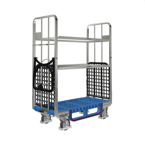 Carretilla de distribución de correo - ECOFLEX 600 E3 OKD ESD - LKE GmbH - Excellence in Material Handling - 3 niveles