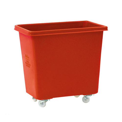 Cajón de plástico - CONTIFLEX POLI - KS - LKE GmbH - Excellence in Material Handling - de uso alimentario / apilable / con 4 ruedas