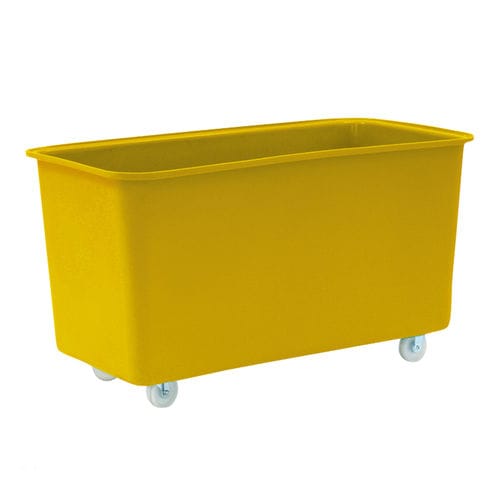 Cajón de plástico - CONTIFLEX POLI - KS - LKE GmbH - Excellence in Material Handling - apilable / con 4 ruedas