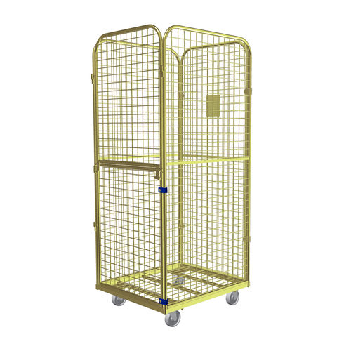 Roll-container para textiles - Premium XL Standard - LKE GmbH - Excellence in Material Handling - de malla metálica