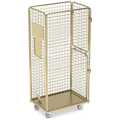 Rollcontainer pequeño para textiles - PREMIUM XS GG100 - LKE GmbH - Excellence in Material Handling - 4 paneles / de malla metálica