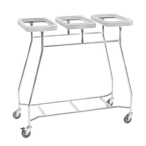 Carro portabolsas multiusos - WSS3 - LKE GmbH - Excellence in Material Handling - de acero inoxidable