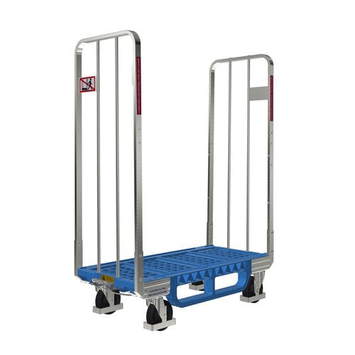 Carretilla de distribución de correo - ECOFLEX 600 E1 OKD ESD BASIC - LKE GmbH - Excellence in Material Handling - de metal / de plástico / de polipropileno