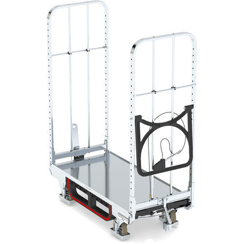 Carretilla de transporte - KLT 600 E1 VKD - LKE GmbH - Excellence in Material Handling - de manipulación / para preparación de pedidos / de acero galvanizado