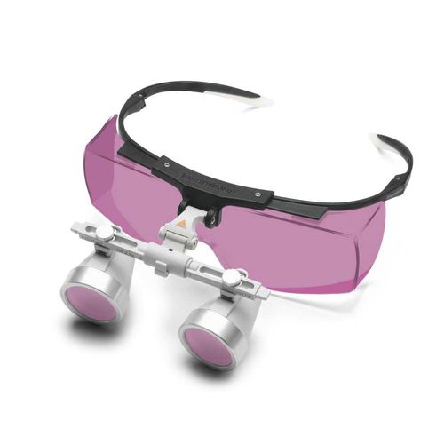 Gafa de seguridad láser - F27P1F011241 - LASERVISION GmbH & Co.KG - de plástico / con lupa