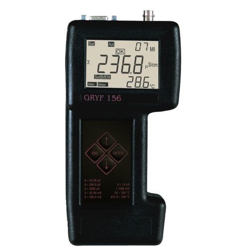 Conductímetro portátil - GRYF 158 - GRYF - con compensación automática de temperatura