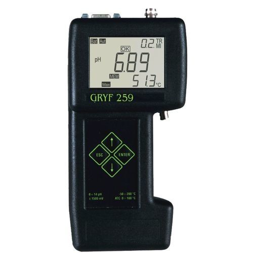 Aparato de medición temperatura - GRYF 259 - GRYF - de tensión / de pH / ORP