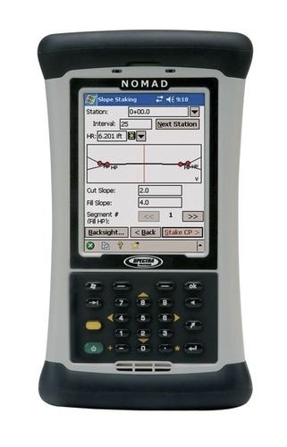 Ordenador de bolsillo para la recolección de datos topográficos - Nomad® 900 - Spectra Precision - de mano