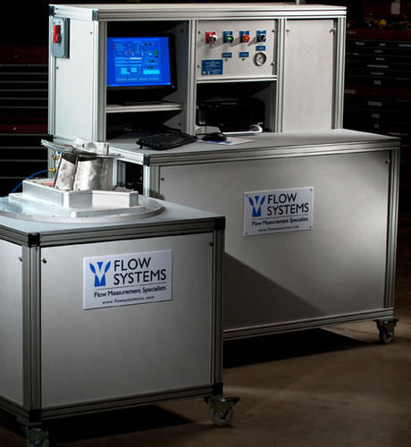 Banco de ensayo de caudal de aire - max. 2 lbm/s - Flow Systems - para materiales