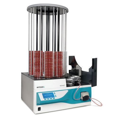 Distribuidor de medios de cultivo - MEDIAJET - INTEGRA Biosciences - automático / para placa de Petri