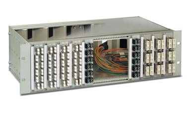 Panel de distribución modular de fibra óptica - 19", 3 HU - Rosenberger OSI
