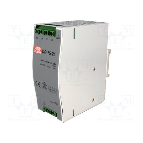 Alimentación eléctrica en riel DIN - SDR-xxx series - Ethernet Direct - DC/DC / AC/DC