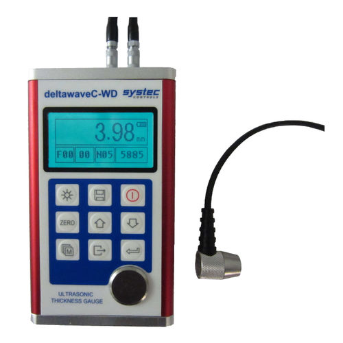 Medidor de espesores de la pared - deltawaveC-WD - systec Controls - de cobre / de acero / portátil