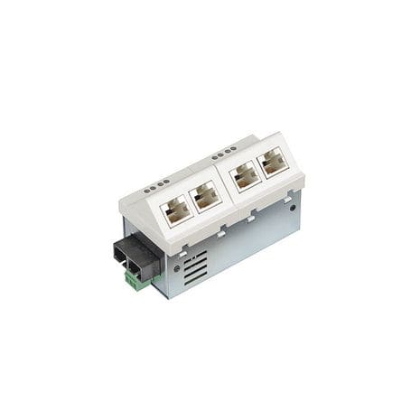 Conmutador Ethernet no administrable - MS4502xx series - MICROSENS GmbH & Co. KG - 5 puertos / de fibras ópticas / RJ45