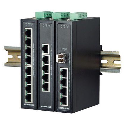 Conmutador Ethernet administrable - MS655200X - MICROSENS GmbH & Co. KG - 8 puertos / 5 puertos / gigabit