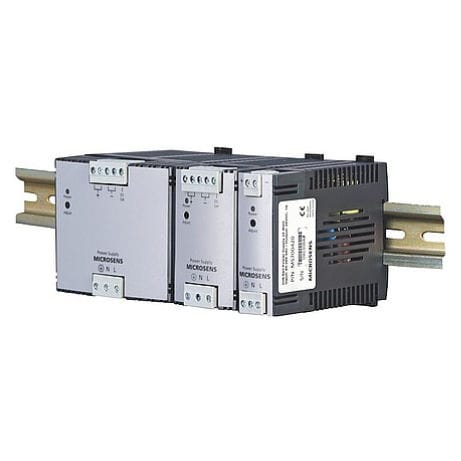 Alimentación eléctrica en riel DIN - MS700420 - MICROSENS GmbH & Co. KG - AC/DC / ajustable / conmutada