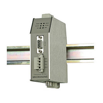 Convertidor de medios - MS650142 - MICROSENS GmbH & Co. KG - Ethernet media / RS-232 / de fibras ópticas