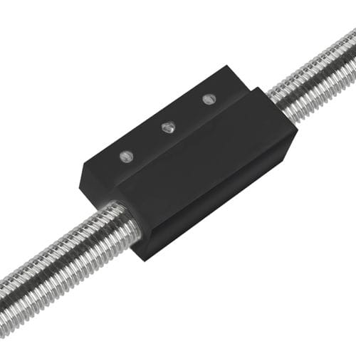 Tornillo de avance con sistema de recuperación del juego - M4x1P 0,5 - Steinmeyer Holding GmbH - a medida / en miniatura / de plástico