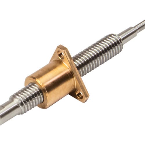 Tornillo de avance con sistema de recuperación del juego - M8x2,5P1,25 - Steinmeyer Holding GmbH - a medida / en miniatura / metalizado