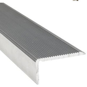 Perfil de aluminio - L45  - PROOPLE - ranurado / en L / para escalera