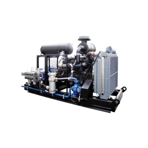Limpiador de alta presión con motor diésel - JetPower 300 - URACA GmbH & Co.KG - estacionario / para altas cargas