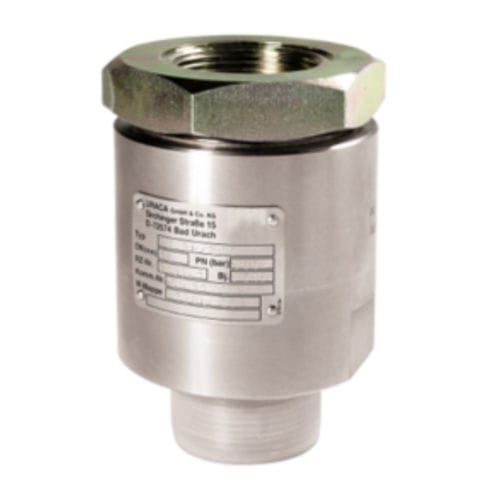 Válvula de alivio de alta presión - ZV 29/300 - URACA GmbH & Co.KG - compacto