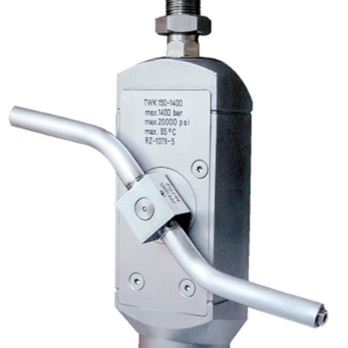 Boquilla de limpieza - TWK175-800 series - URACA GmbH & Co.KG - para agua / de depósito / compacta