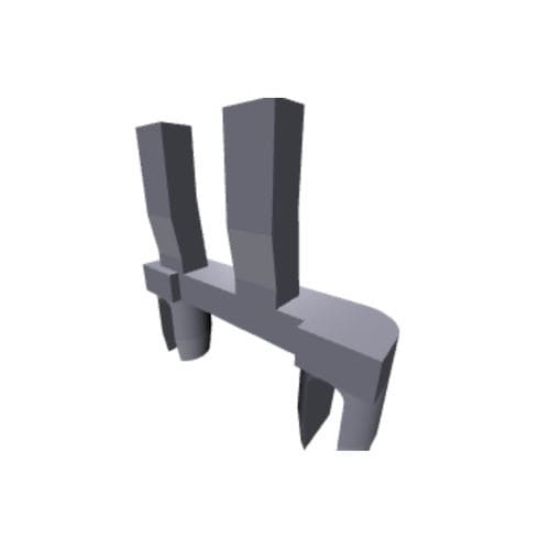 Conector de inserción hembra - CR CX01G - ILME - unipolar / 3 polos