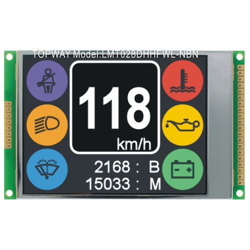 Módulo de visualización TFT - LMT028DHHFWL-NBN - TOPWAY LCD - de color / 320 x 240 / 2,8"