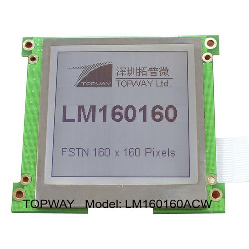 Visualizador gráfico - LM160160ACW-1 - TOPWAY LCD - LCD / digital / de matriz de puntos