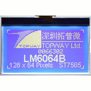 Módulo de visualización LCD - LM6063XFW - TOPWAY LCD - gráfico / monocromo / 128 x 64