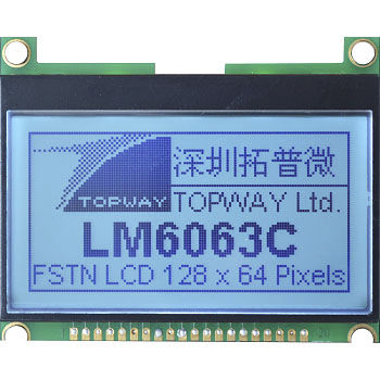 Módulo de visualización gráfico - LM6063CCW - TOPWAY LCD - LCD / monocromo / 128 x 64