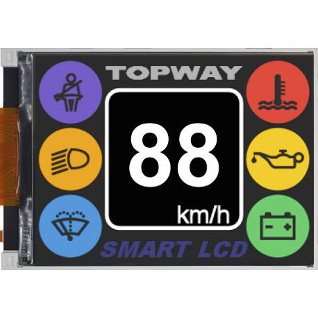 Módulo de visualización TFT LCD - LMT028DNHFWL-1 - TOPWAY LCD - de color / 320 x 240 / industrial