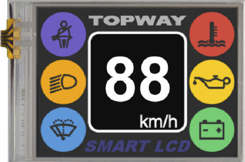 Módulo de visualización TFT LCD - LMT028DHHFWL-NNA - TOPWAY LCD - 320 x 240 / industrial / con retroiluminación LED