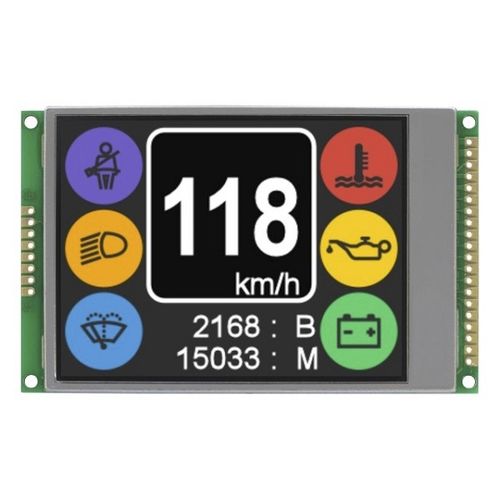 Módulo de visualización TFT LCD - LMT028ENHFWA-NAN - TOPWAY LCD - 320 x 240 / industrial / para instrumentación
