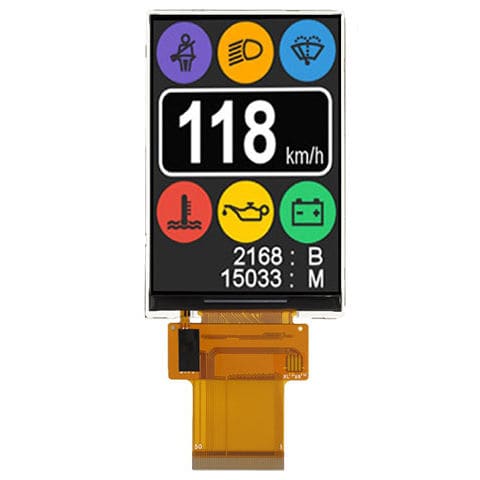Módulo de visualización TFT LCD - LMT035DNJFWD-1 - TOPWAY LCD - de color / industrial / para instrumentación