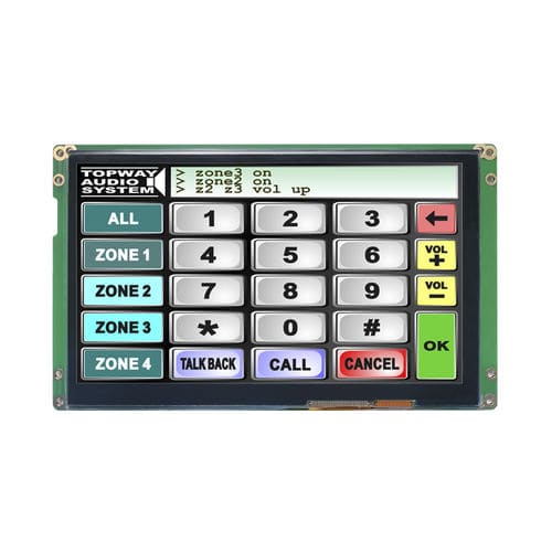 Módulo de visualización LED - LMT070DAMFWA-NTD - TOPWAY LCD - TFT LCD / táctil / de color