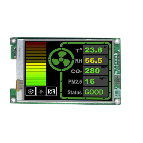 Módulo de visualización inteligente - HMT035CTB-C - TOPWAY LCD - TFT LCD / con pantalla táctil resistiva / de color