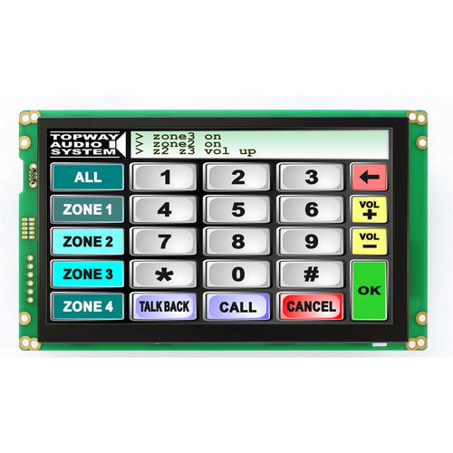 Módulo de visualización 7" - HMT070ATA-6 - TOPWAY LCD - TFT / con pantalla táctil multipuntos / de color