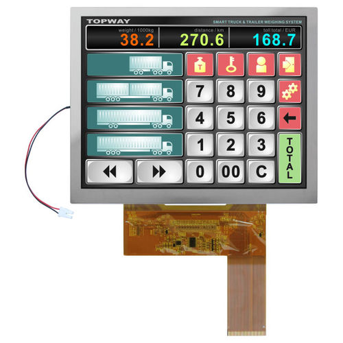 Módulo de visualización LED - TM080TDGP01 - TOPWAY LCD - TFT LCD / LCD/ISTN / táctil