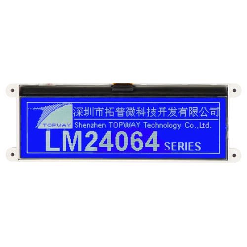 Módulo de visualización LCD - LM24064JFW - TOPWAY LCD - gráfico / monocromo / de matriz de puntos