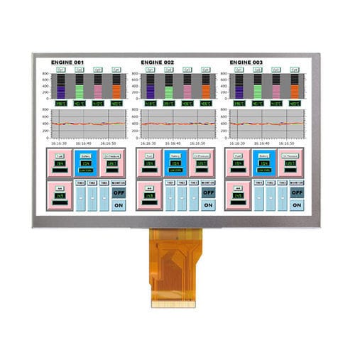 Módulo de visualización TFT LCD - LMT070DNCFWD - TOPWAY LCD - de color / 800 x 480 / 7"