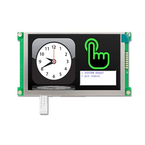 Visualizador TFT LCD - LMT050DNCFWU-NWN - TOPWAY LCD - de color / 800 x 480 / 5"