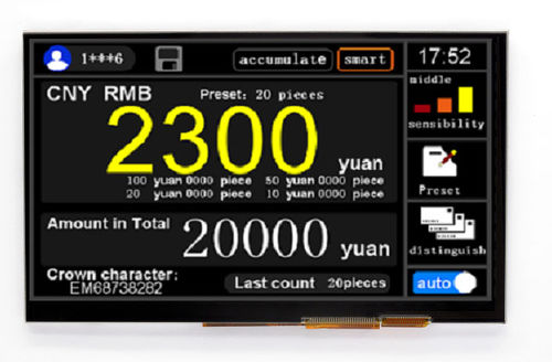 Visualizador TFT LCD - LMT070DICFWD-NSD-1 - TOPWAY LCD - con pantalla táctil capacitiva / de color / 800 x 480