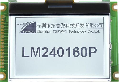 Visualizador LCD - LM240160PCW - TOPWAY LCD - gráfico / monocromo / industrial