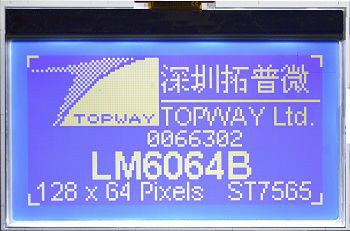 Visualizador LED - LM6063XFW - TOPWAY LCD - LCD / gráfico / monocromo