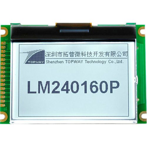Visualizador alfanumérico - LM240160PCW-1 - TOPWAY LCD - 240 X 160 / industrial / de control