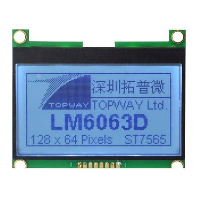 Visualizador LCD - LM6063DCW - TOPWAY LCD - de matriz de puntos / gráfico / 128 x 64